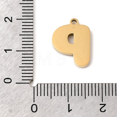 304 Stainless Steel Pendants STAS-K297-09P-G-1