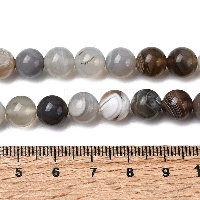 Natural Botswana Agate Beads Strands G-H334-A01-02-1