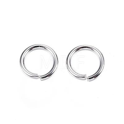 Tarnish Resistant 304 Stainless Steel Open Jump Rings STAS-D448-092P-9mm-1