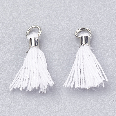 Polycotton(Polyester Cotton) Tassel Pendant Decorations FIND-S275-32P-1