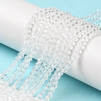 Transparent Glass Beads Strands EGLA-A035-T3mm-D19-1