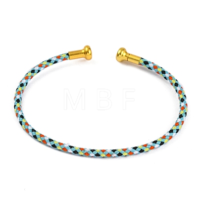 Braided Carbon Steel Wire Bracelet Making MAK-A017-B39-1