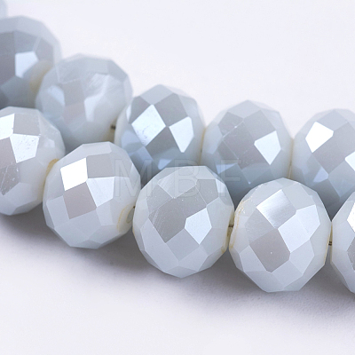Electroplate Glass Beads Strands EGLA-D020-10x8mm-47-1