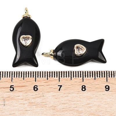Natural Obsidian Pendants G-Z134-06G-02-1