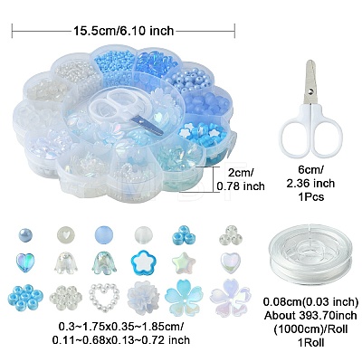 Acrylic Beads for DIY Jewelry Set DIY-YW0008-85-1