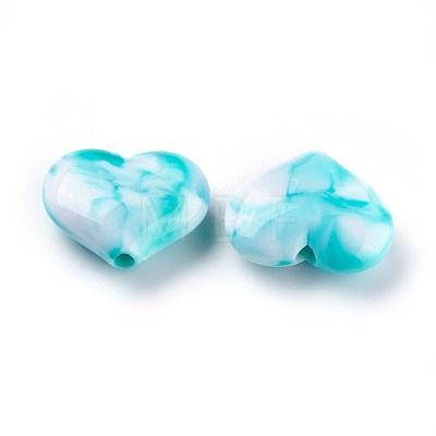Acrylic Imitation Gemstone Beads X-MACR-E205-09A-1