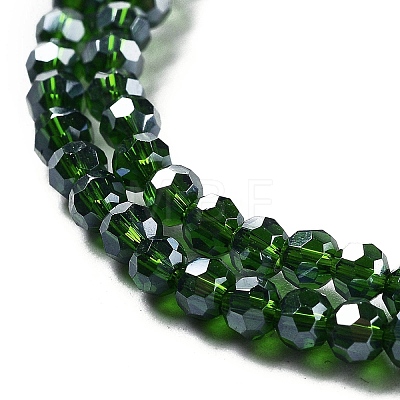Electroplate Transparent Glass Beads Strands EGLA-A035-T3mm-A10-1