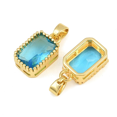 Brass & Glass Pendants GL-CBA96FD-02G-08-1