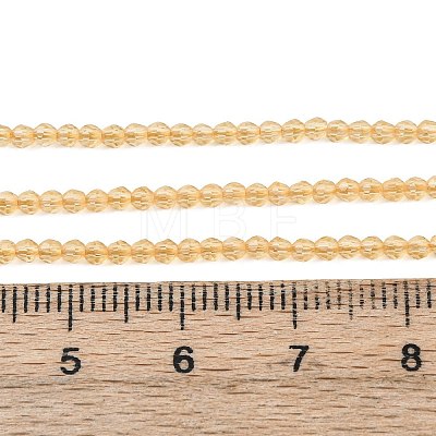 Transparent Glass Beads Strands GLAA-F094-A10-1