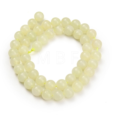 Natural New Jade Beads Strands LS-GG-CBA792A-C01-8mm-1