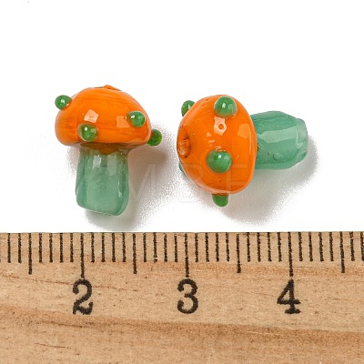 Handmade Lampwork Beads Strands LAMP-N025-03L-1