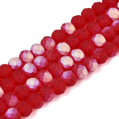 Transparent Glass Beads Strands EGLA-A044-T6mm-MB01-1