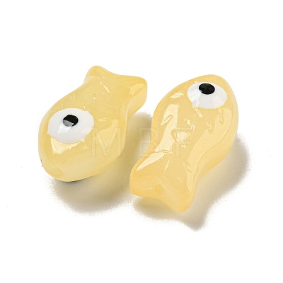 Handmade Transparent Glass Beads GLAA-N0028-03G-1