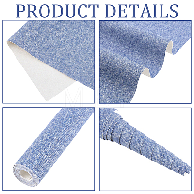 1 Roll PU Leather Fabric AJEW-CL0005-40A-1