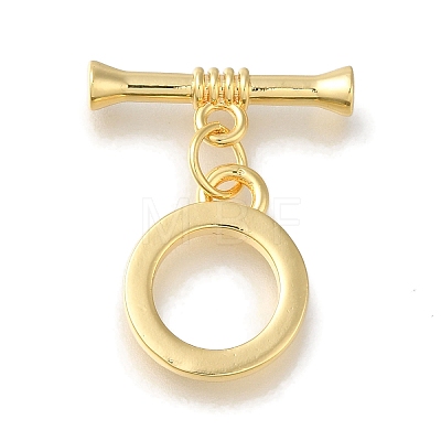 Brass Toggle Clasps KK-H480-03G-1