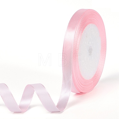 Breast Cancer Pink Awareness Ribbon Making Materials Valentines Day Gifts Boxes Packages Single Face Satin Ribbon RC10mmY004-1