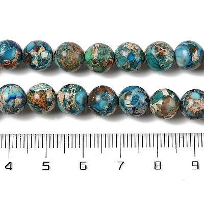 Dyed Natural Regalite/Imperial Jasper/Sea Sediment Jasper Beads Strands G-B124-C01-21-1