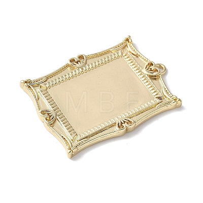 Brass Pendant Cabochon Settings KK-V005-01G-04-1