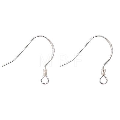 925 Sterling Silver Earring Hooks STER-K167-049A-S-1