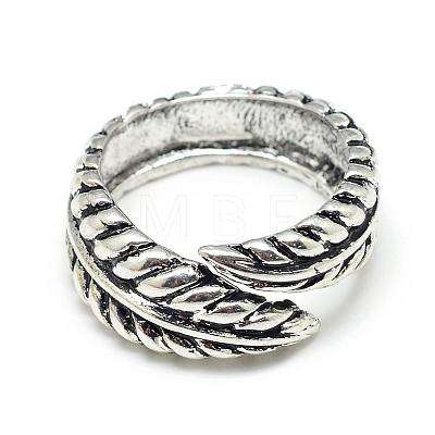 Adjustable Alloy Cuff Finger Rings RJEW-S038-006-1