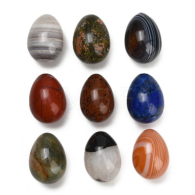Natural Mixed Stone Egg Stone G-L654-H-01-1