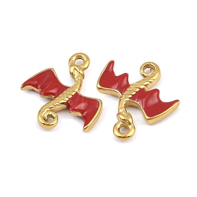 304 Stainless Steel Enamel Pendants LS-STAS-G370-01G-01-1