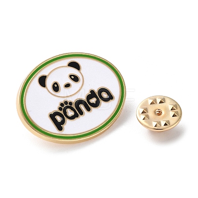 Cartoon Panda Enamel Pins JEWB-G033-01C-1