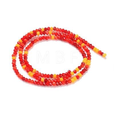 Glass Beads Strands GLAA-F106-B-06-1
