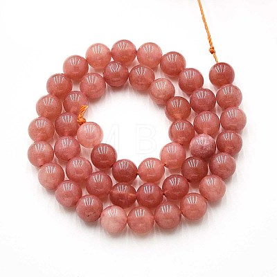 Natural Quartz Beads Strands G-N355-8mm-22-1