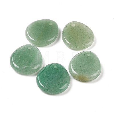 Natural Green Aventurine Pendants G-M440-03D-1