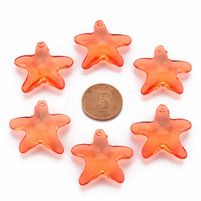 Transparent Acrylic Beads TACR-S154-58B-921-1