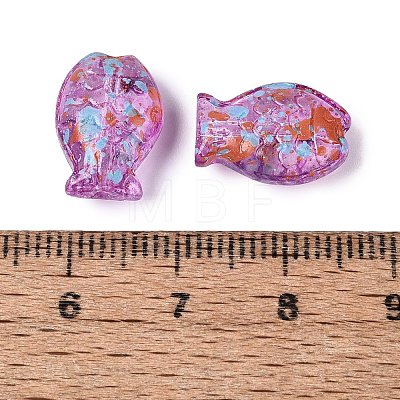 Picasso Transparent Glass Beads SEED-Q039-03A-1