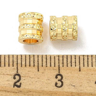 Brass European Beads KK-L075-007LG-1