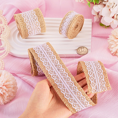 3 Rolls 3 Styles Burlap Ribbon OCOR-TA0003-89-1