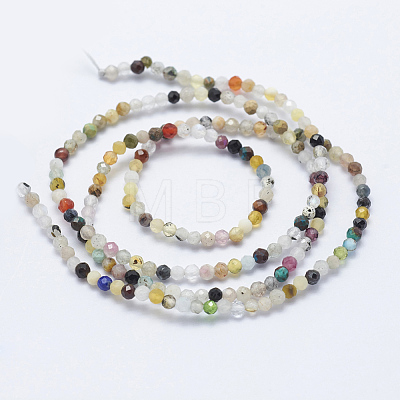 Natural Mixed Stone Beads Strands X-G-J369-04B-2mm-1