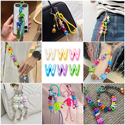 20Pcs UV Plating Opaque Acrylic European Beads OACR-TADJ0001-16W-1
