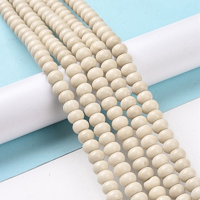 Natural Fossil Beads Strands G-D481-14-1