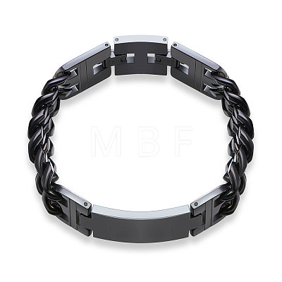 SHEGRACE Titanium Steel Chain Bracelet JB518A-1