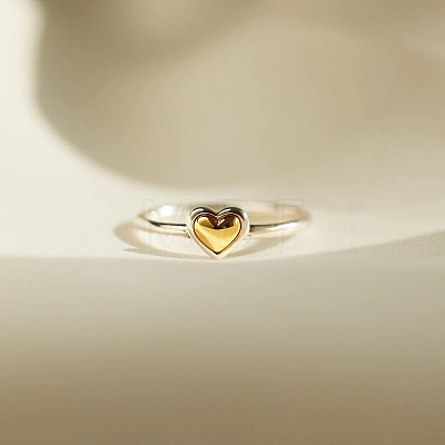 Heart 925 Sterling Silver Finger Rings for Women FS-WG1734C-04-1