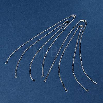 4Pcs 304 Stainless Steel Cable Chain Necklace Making STAS-FS0001-81P-1