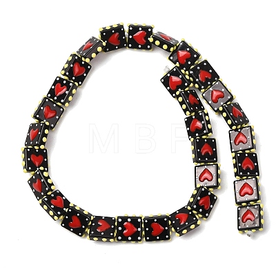 Glass Enamel Beads GL-CBA33A9-03F-1