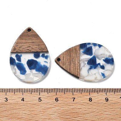 Resin and Walnut Pendants FIND-R051-15A-1