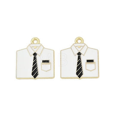 Father's Day Alloy Enamel Pendants ENAM-V001-03D-G-1