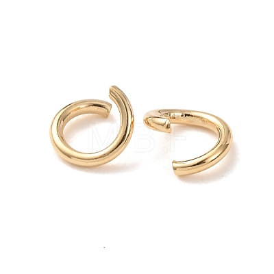 Brass Open Jump Rings KK-G604-08G-11-1