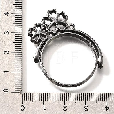 Alloy Open Back Bezel Pendants PALLOY-I223-20B-1