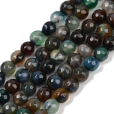 Natural Agate Beads Strands G-C082-A01-24-1