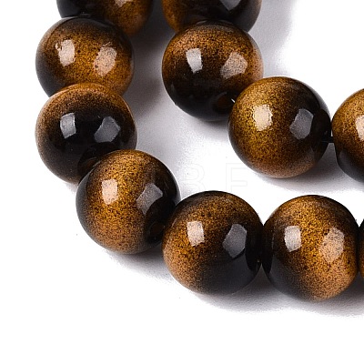 Imitation Tiger Eye Glass Beads Strands GLAA-Q106-03A-B03-1