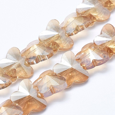 Glass Beads Strands EGLA-F133-1