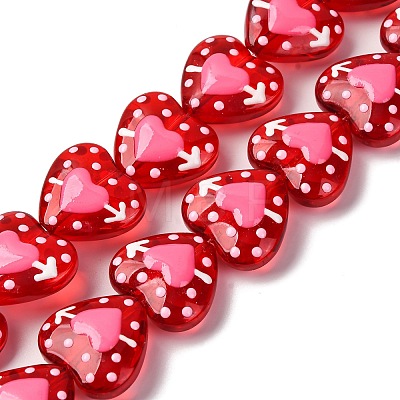 Glass Enamel Beads GLAA-Q125-01A-01-1