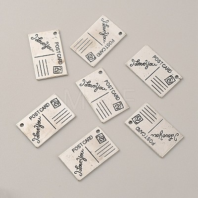 Tibetan Style Alloy Charms FIND-CJC0006-52AS-1